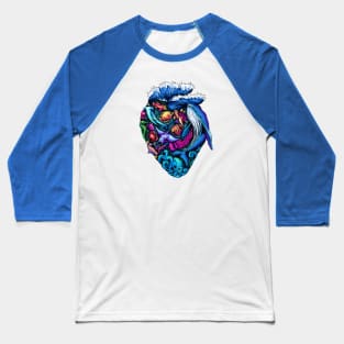 Hearth Of The Sea Baseball T-Shirt